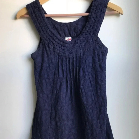 🍀 FREE PEOPLE BOATNECK TANK SIZE XS IN NAVY - Picture 1 of 6